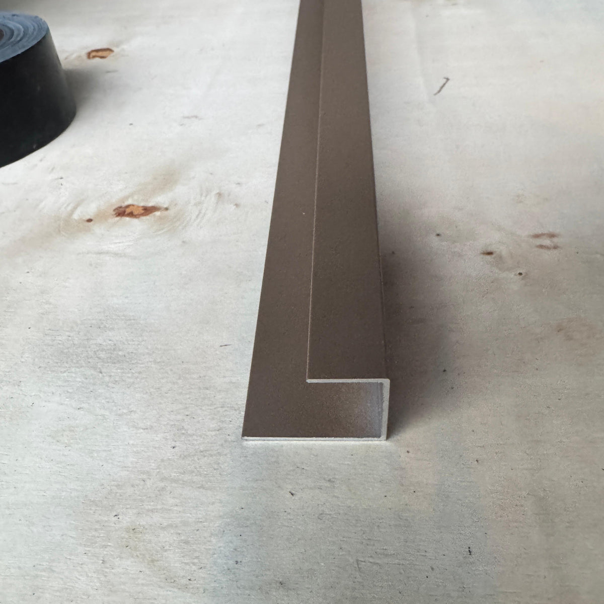 Aluminium-U-Profil Teak