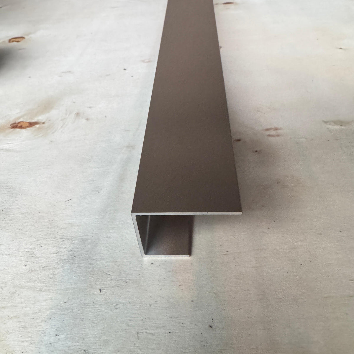Aluminium-U-Profil Teak