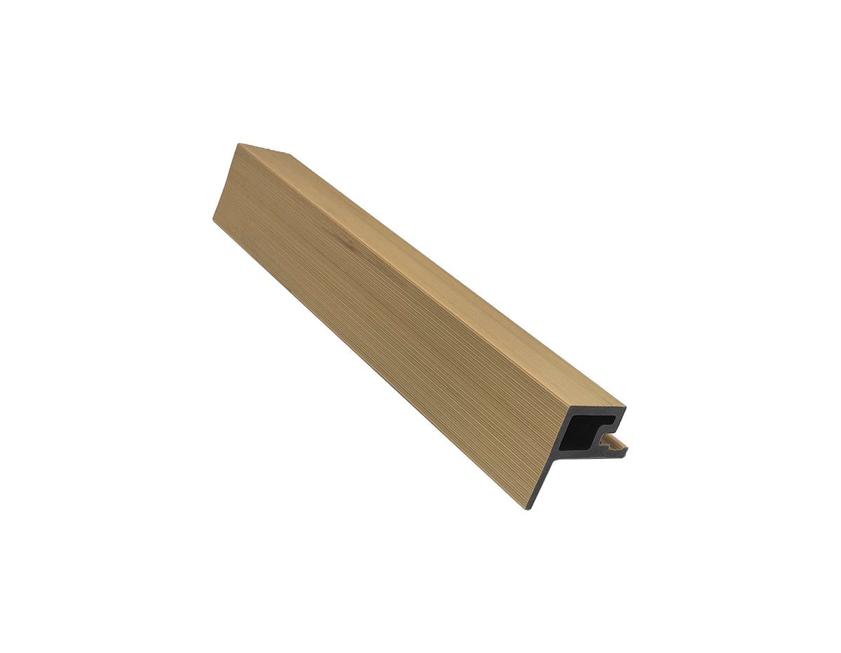 Composiet Hoekprofiel Buitenhoek Smokey Oak Black