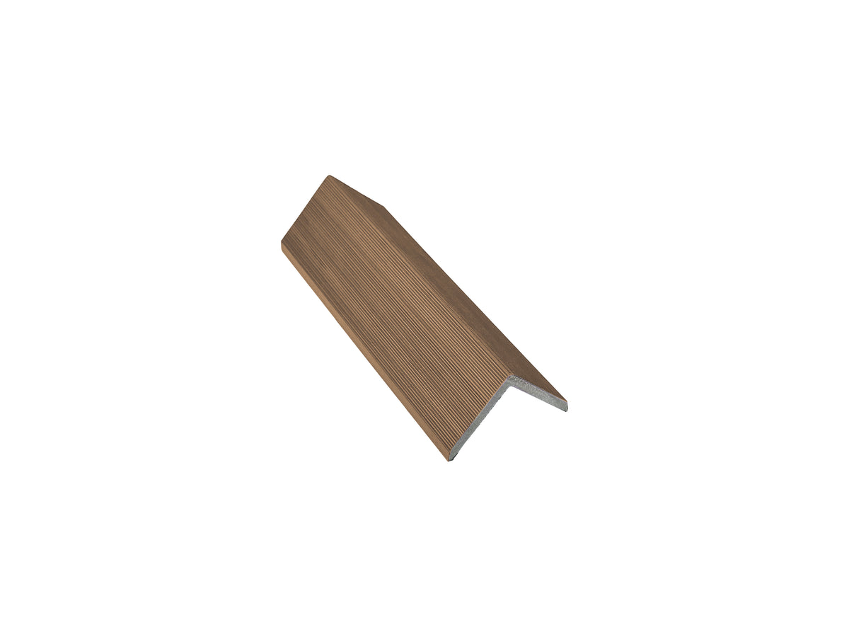 Komposit-Abschlussprofil Golden Teak für Dielen 400 cm