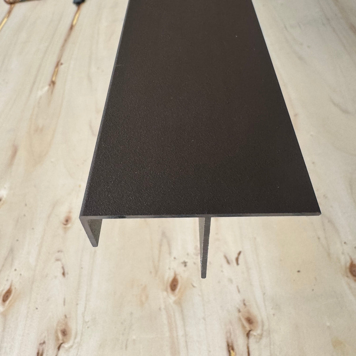 Aluminium F-Profiel Teak