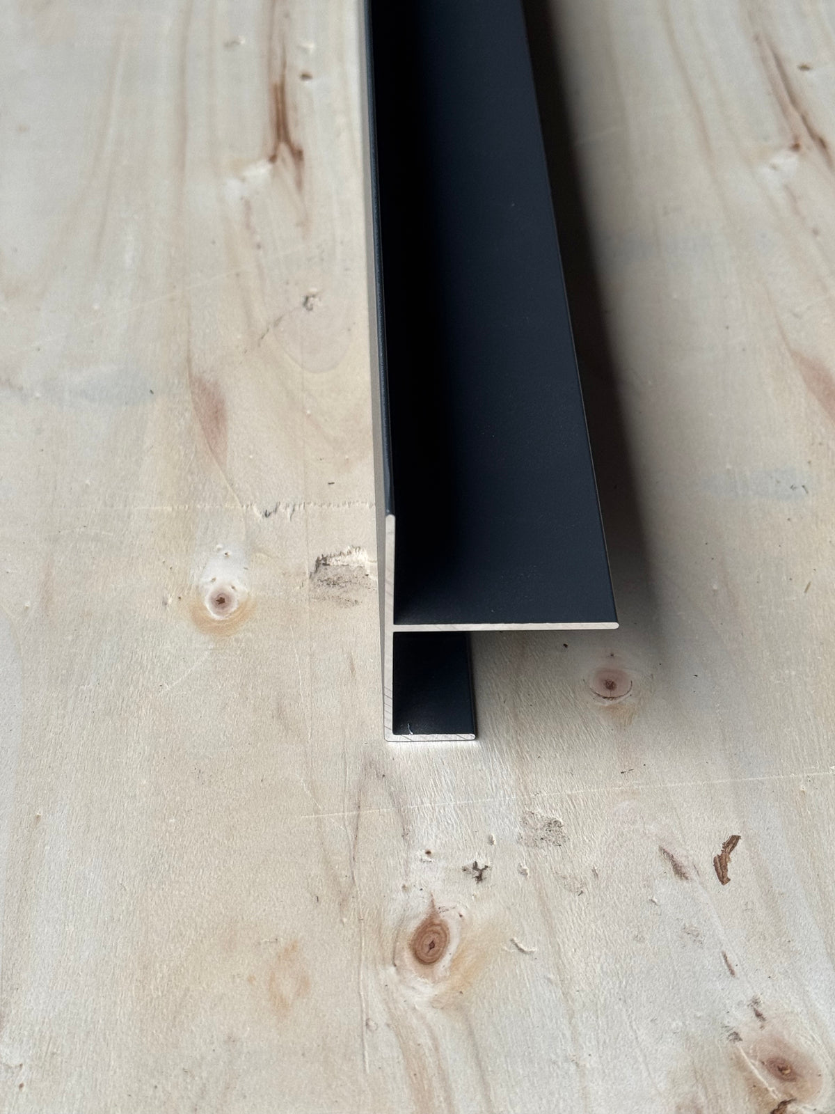 Aluminium F-Profiel Antraciet