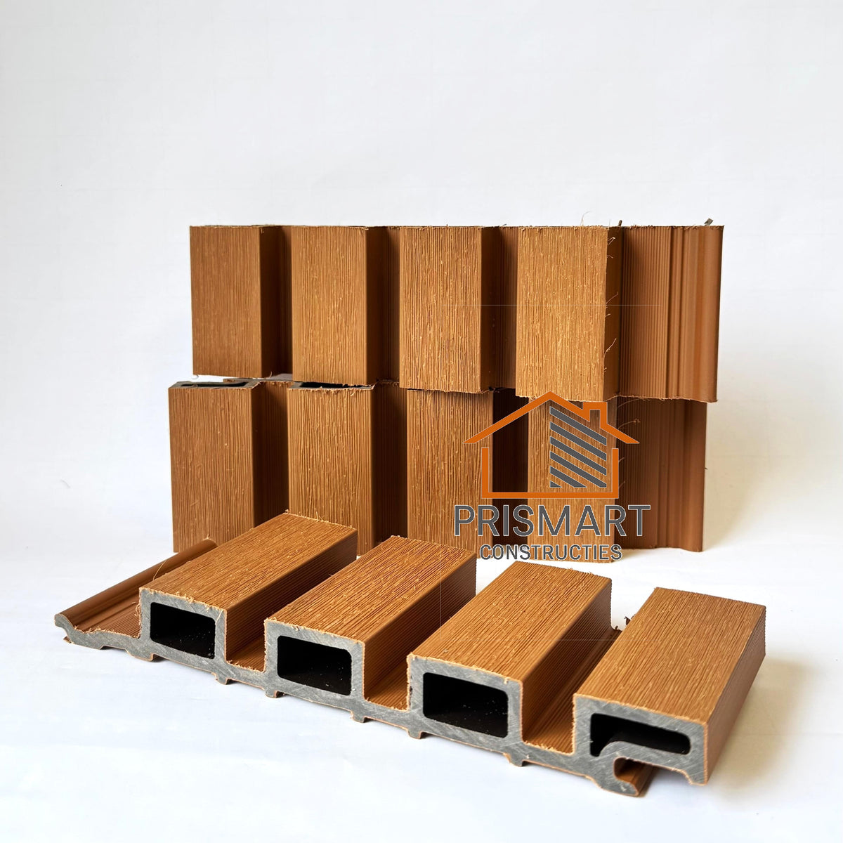 Muster Verbundwerkstoff-Stülpschalung: Light Teak