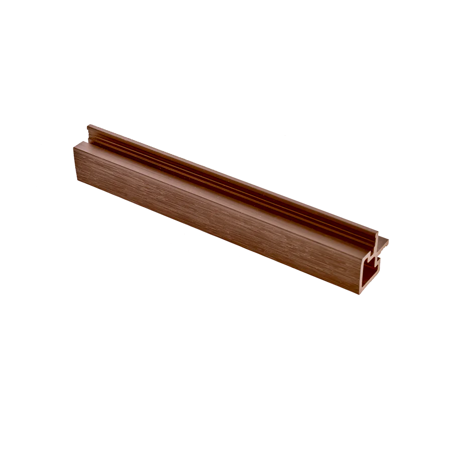 Eckprofil 290 cm für unebene Paneele, Farbe: Dark Oak