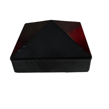 Composite Fence I Black cover cap for garden post