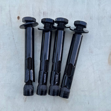 Composite Fencing I Anchor bolts for garden post base