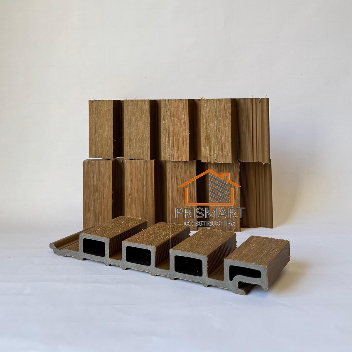 Muster Verbundstoff-Rabatbretter: Smokey Teak