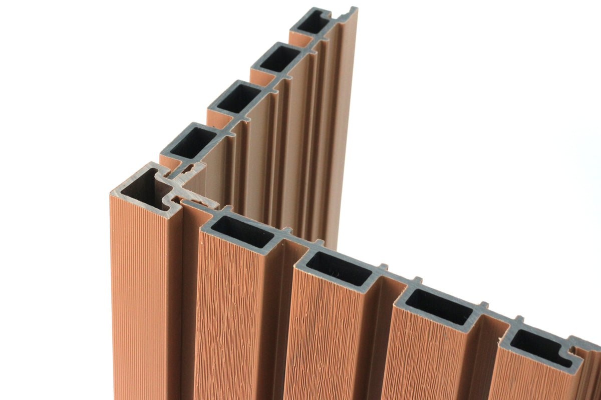 Composiet Hoekprofiel Amber Teak 290cm