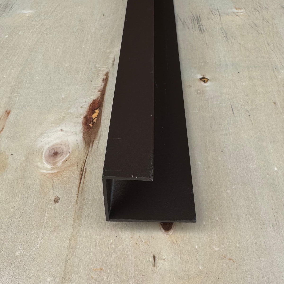 Aluminium U-Profil Walnuss